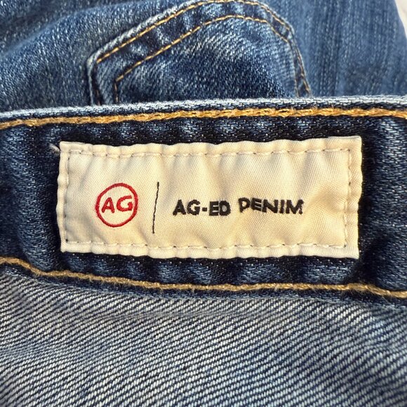 AG Adriano Goldschmied Ex Boyfriend Jeans Slouchy Slim Blue Size 28 - Picture 9 of 12
